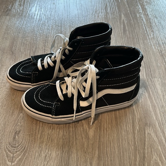 Vans Shoes - Black high top old-school vans